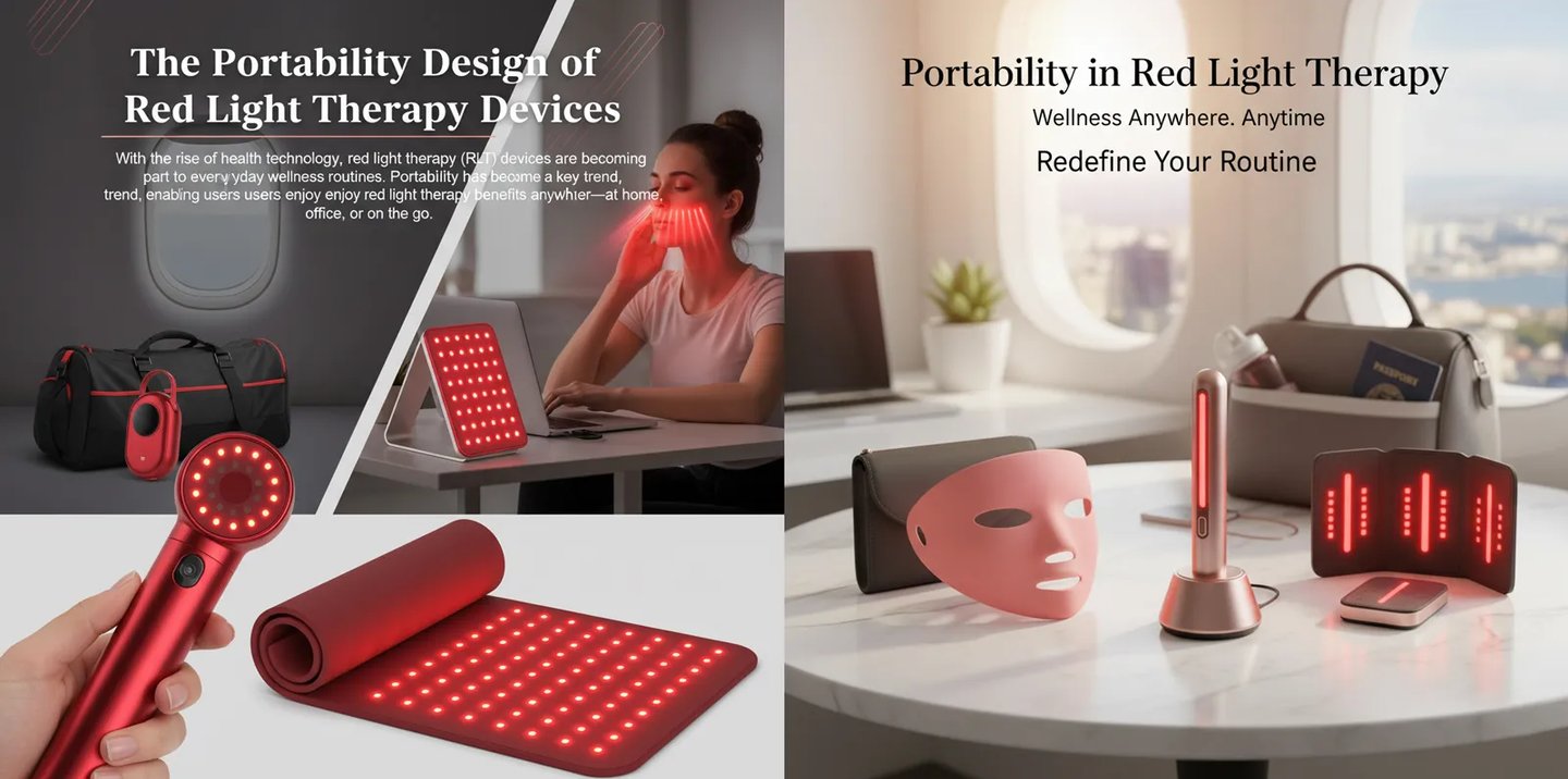 The Portability Design of Red Light Therapy Devices