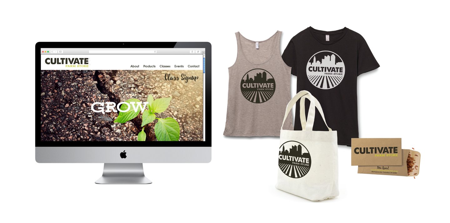 Cultivate Farm Store Branding and Web Design