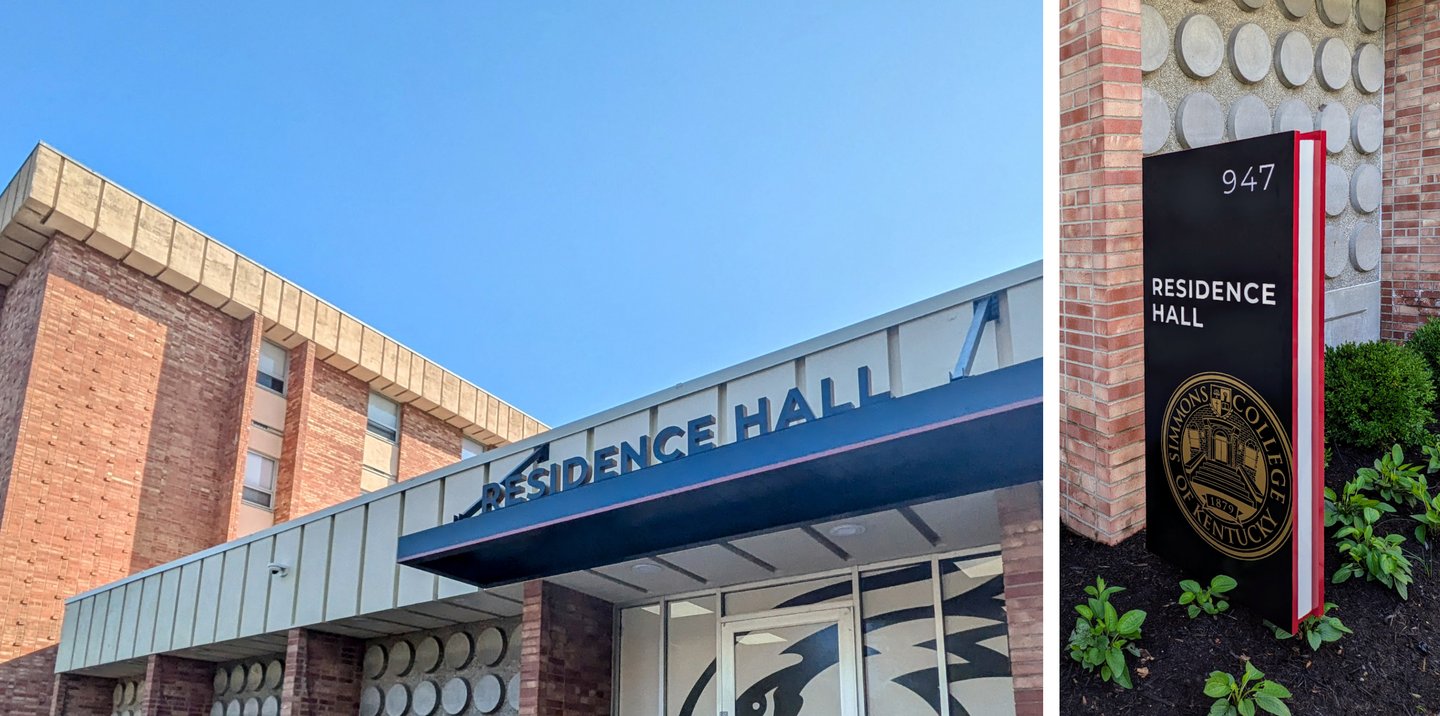 Simmons College of Kentucky Exterior Signage