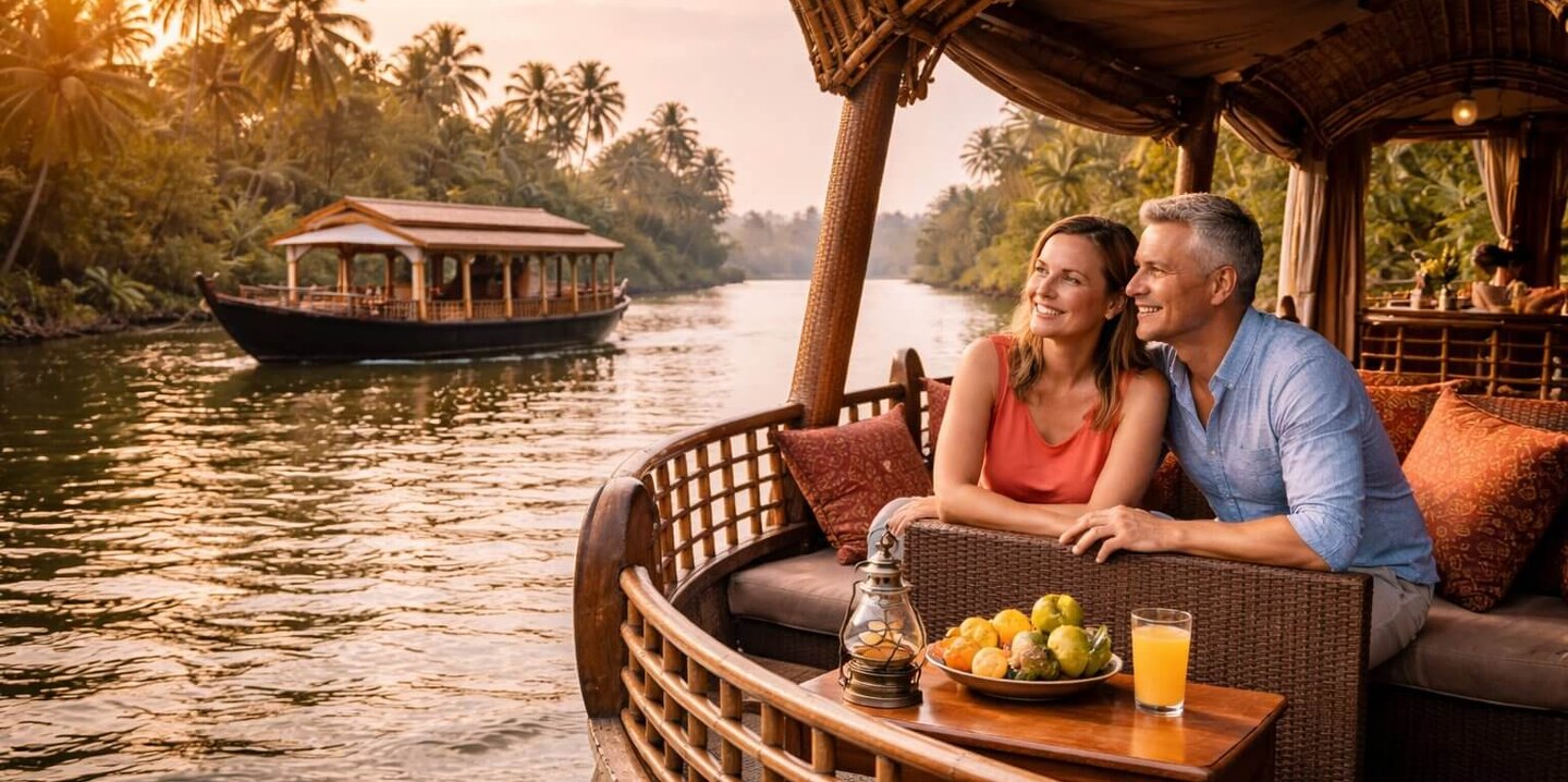 Relax in Kerala Backwaters