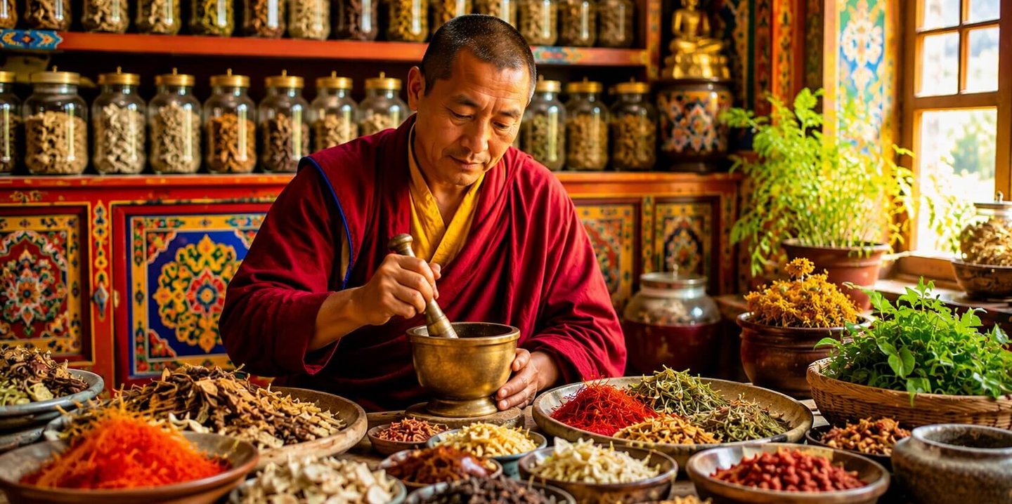 Sowa Rigpa medicine preparation