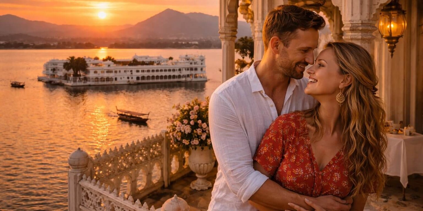 Honeymoon in India at Udaipur, Rajasthan