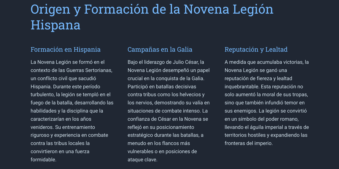 novena legion