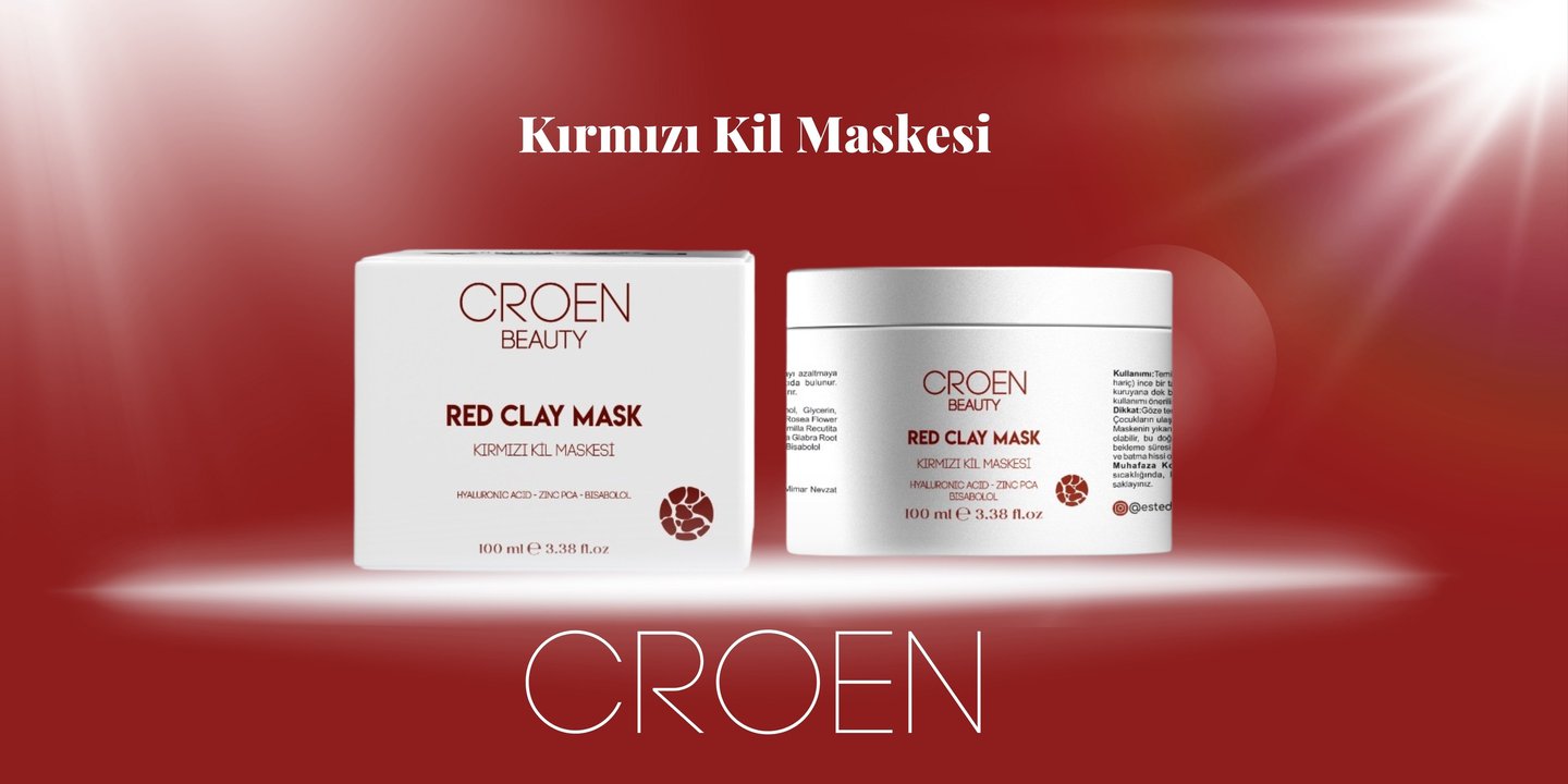 Croen Kırmızı Kil Maskesi