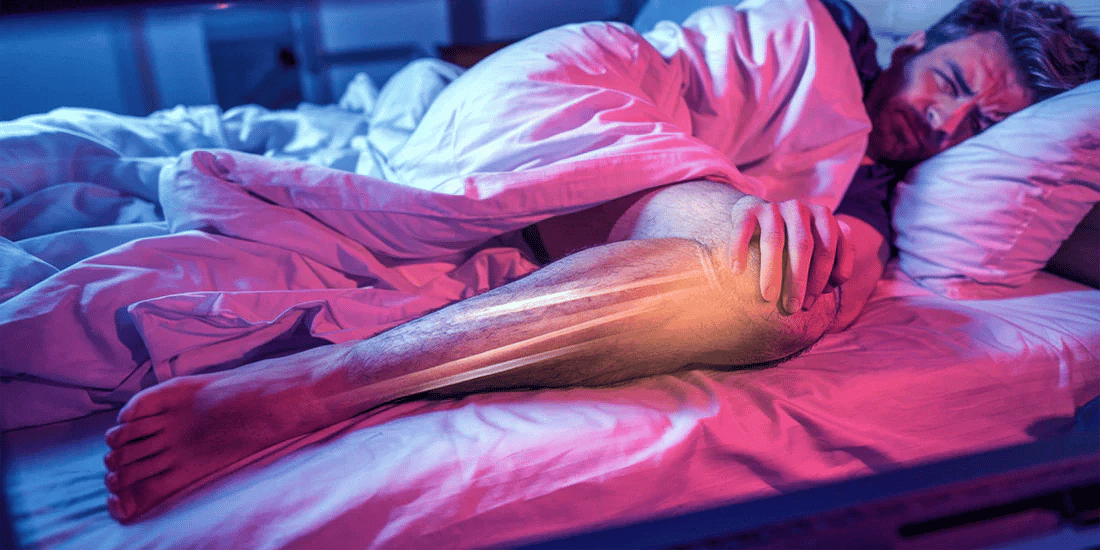 genou gonfle douleur nuit