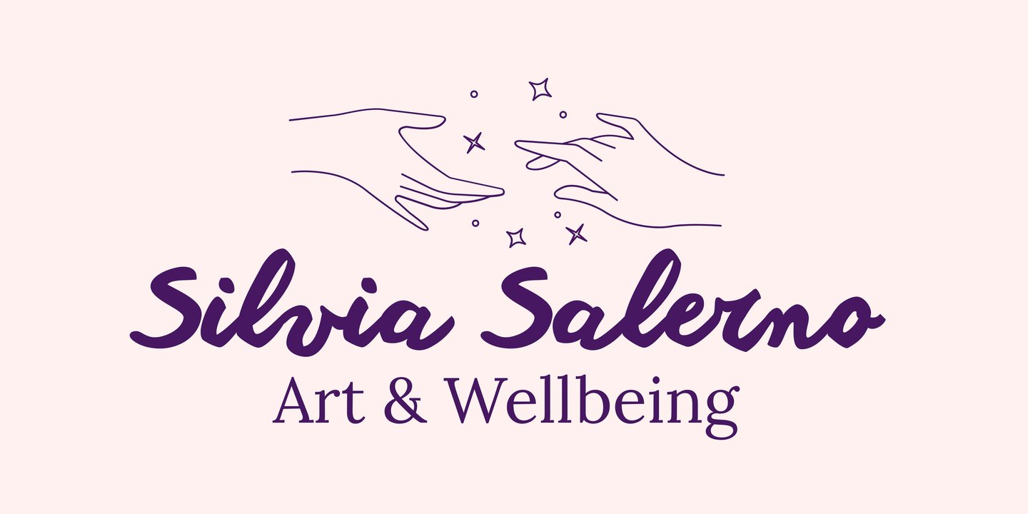 Logo of the website saying Silvia Salerno Art and Wellbeing