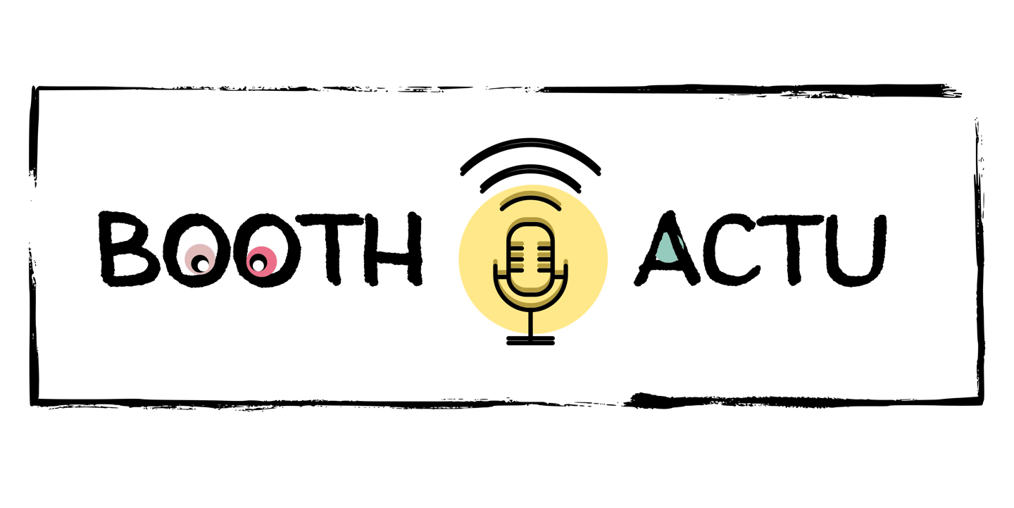 bannière booth actu, actualités et projets voix off de callie hope  