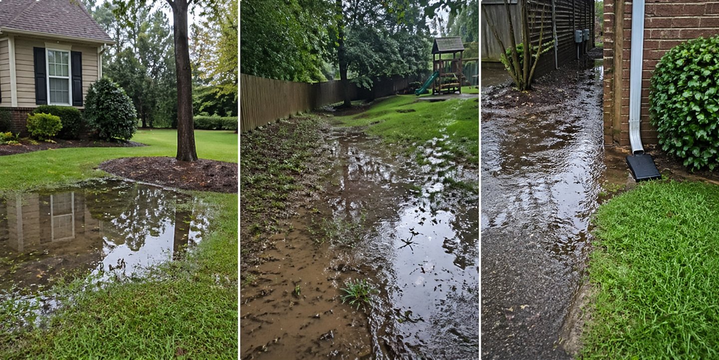 Poor drainage examples