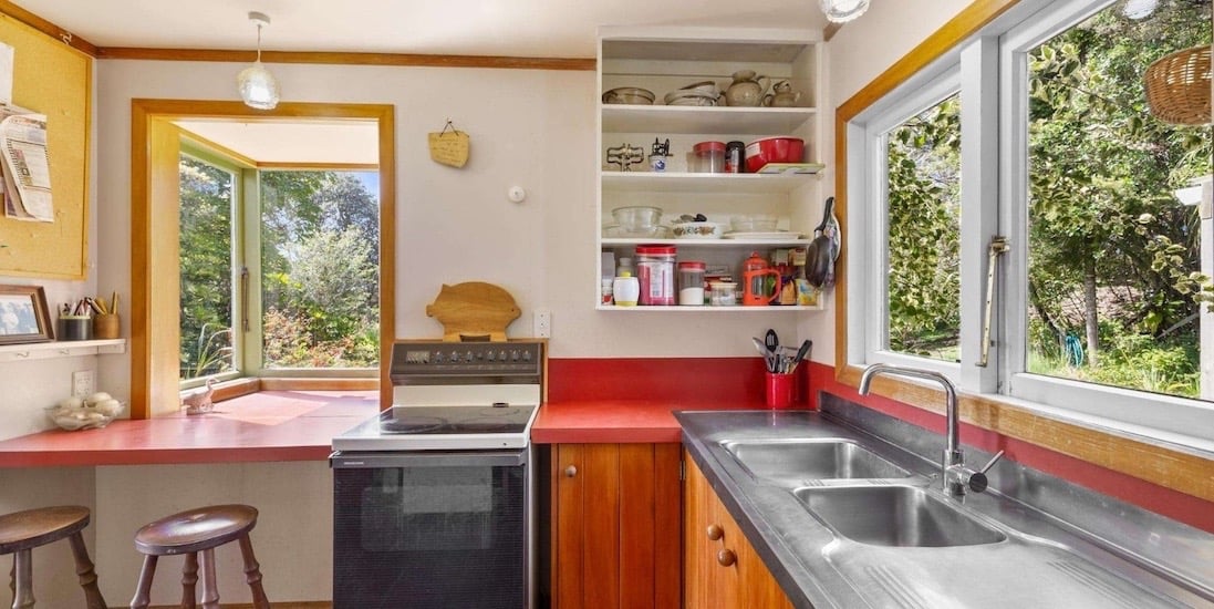 Kaiwaka Mangawhai Road home renovation - kitchen before - CHR Builders