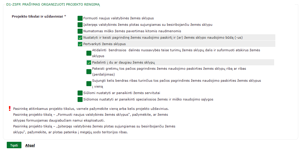 Projekto tikslai ir uždaviniai