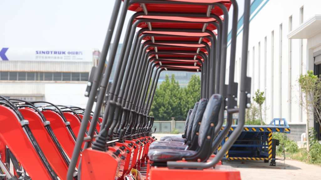 seats of a mini excavator