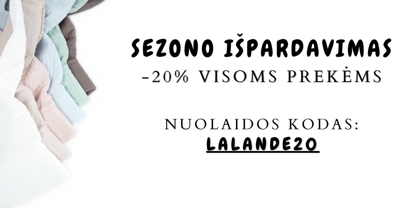 vaikisku rubu ispardavimas lalande.lt parduotuveje