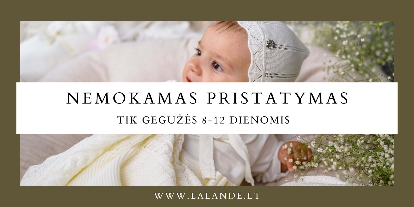 nemokamas pristatymas apsiperkant uz 15 eur ir daugiau geguzes 8-12 dienomis