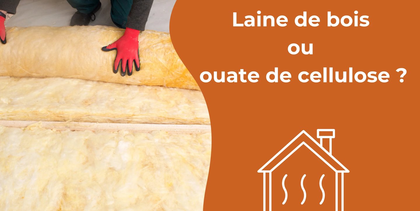 Laine de bois ou ouate de cellulose