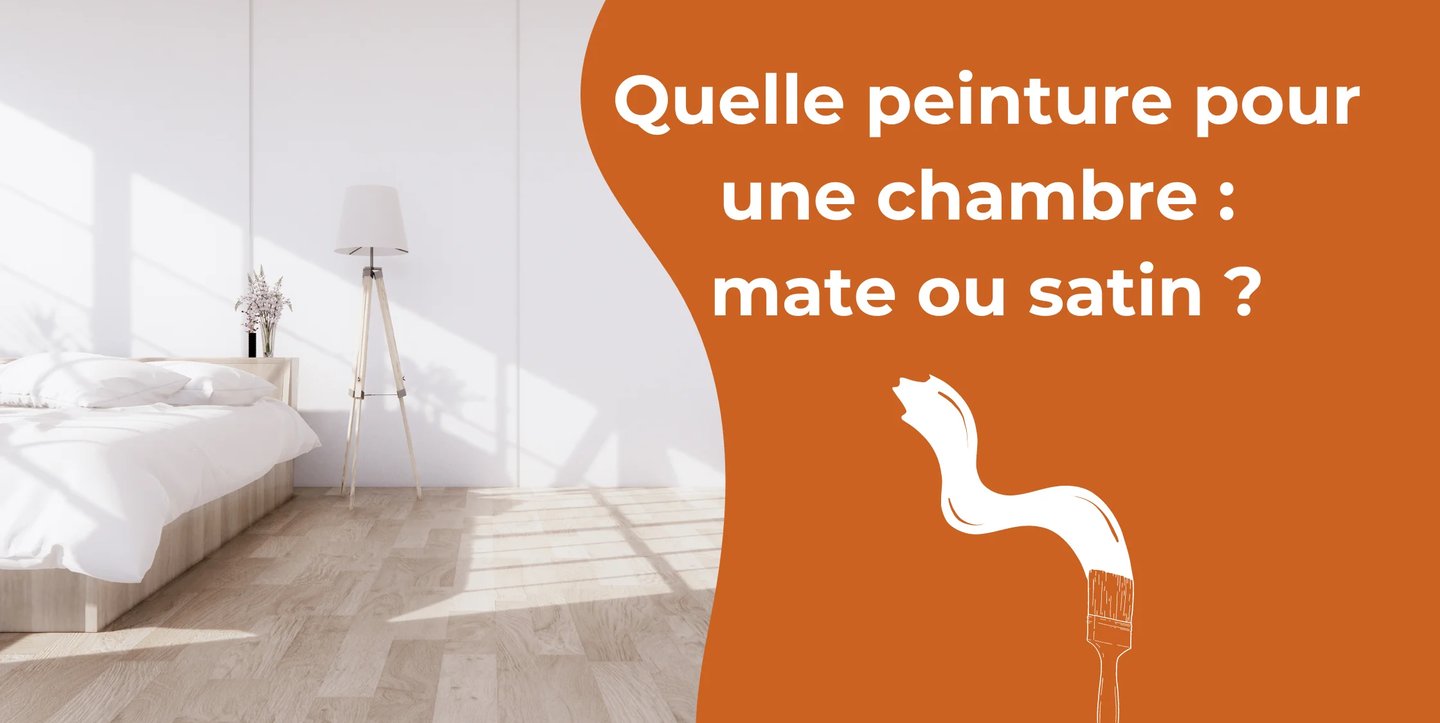 Quelle peinture pour une chambre : mate ou satin ?