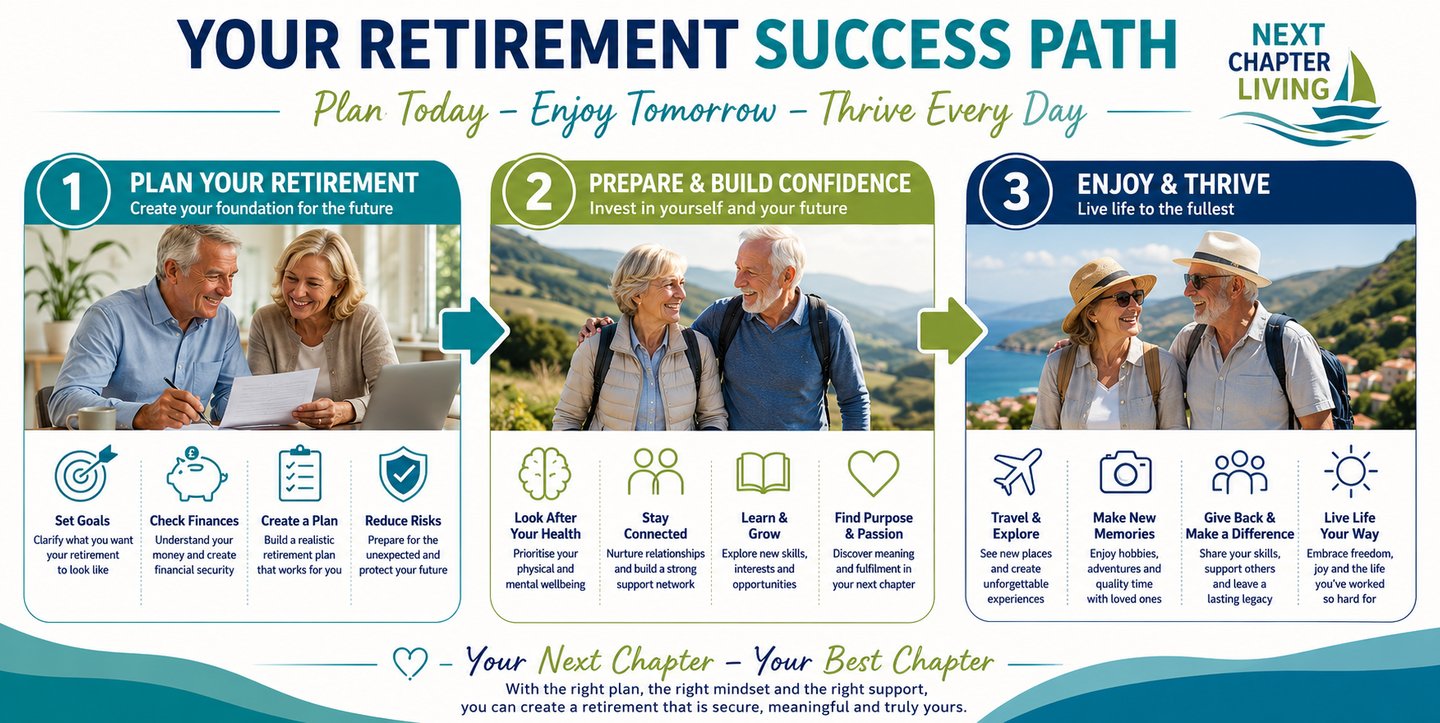 AI generated image of your retirement success path