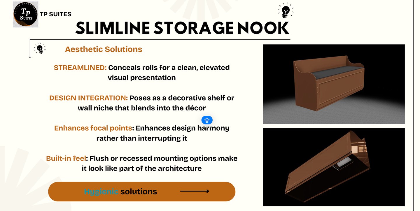 Aesthetic solutions of Slimline Storage Nook by TPSuites