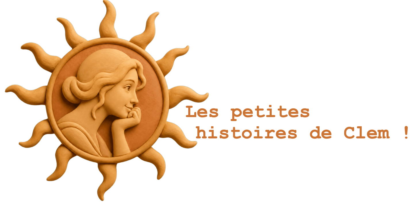 Logo "Les petites histoires de Clem" - Illuminez votre journée avec une visite guidée.