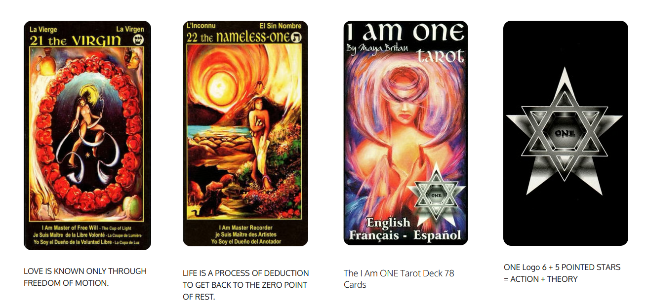 Tarot Cards 21 Virgin 22 Nameless One I Am One Tarot deck back of cards