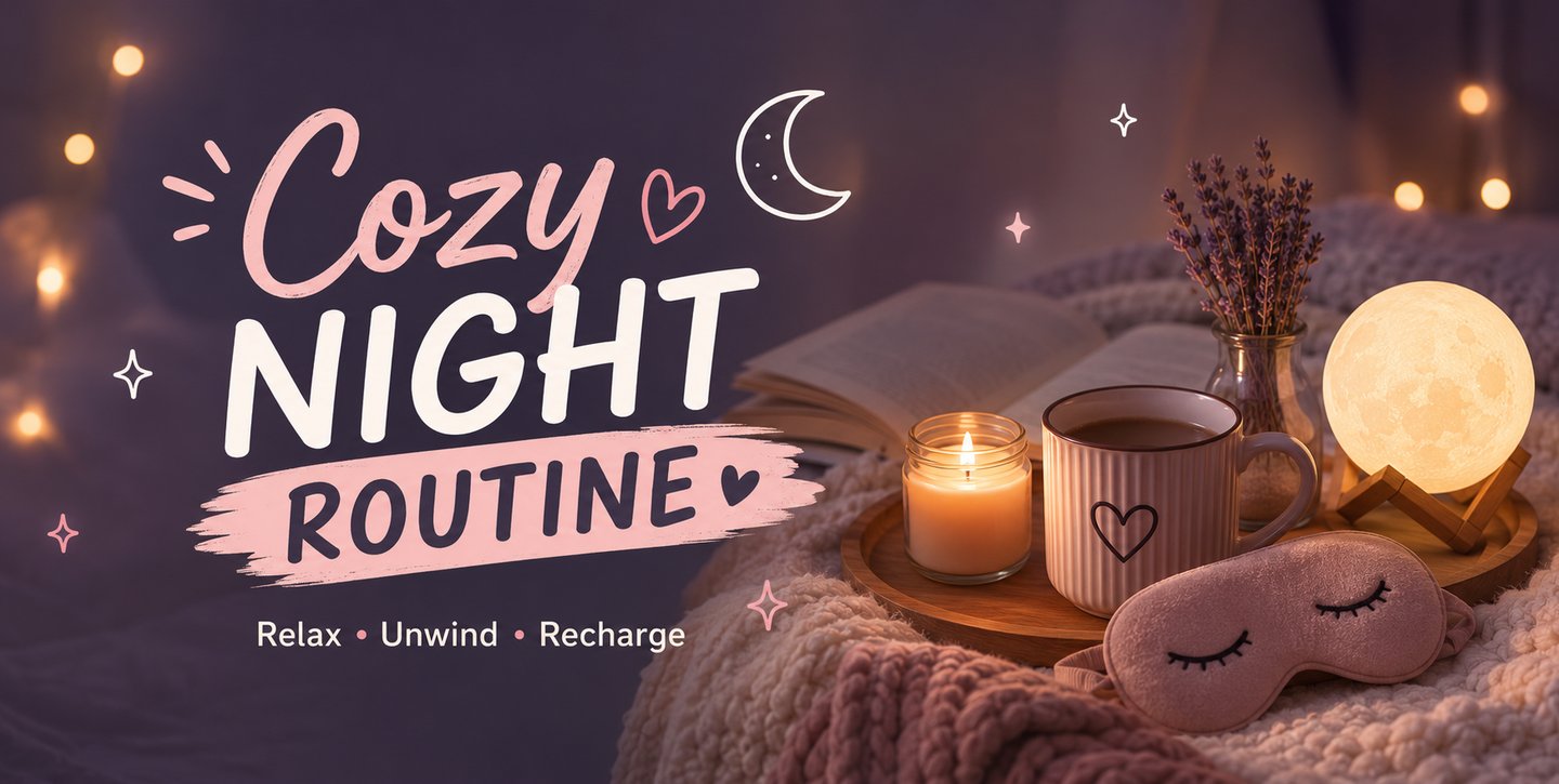 5 cozy night routine finds for a relaxing evening at home