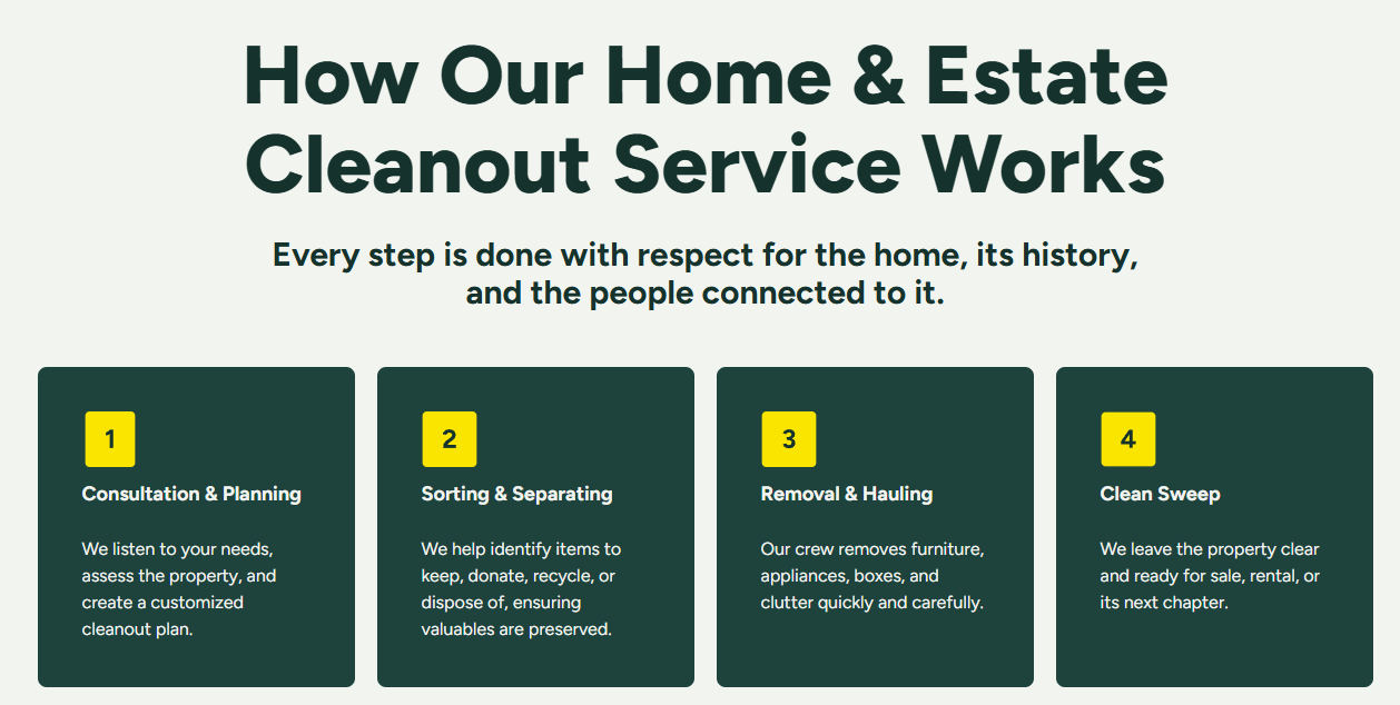 a clean and tidy homepaged website homepage