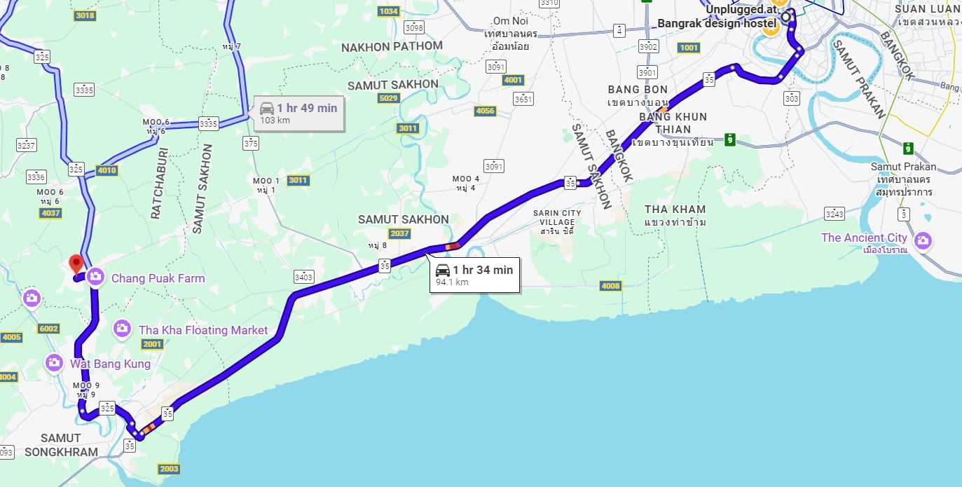 Our road trip from Bangkok to Maeklong and Damnoen Saduak