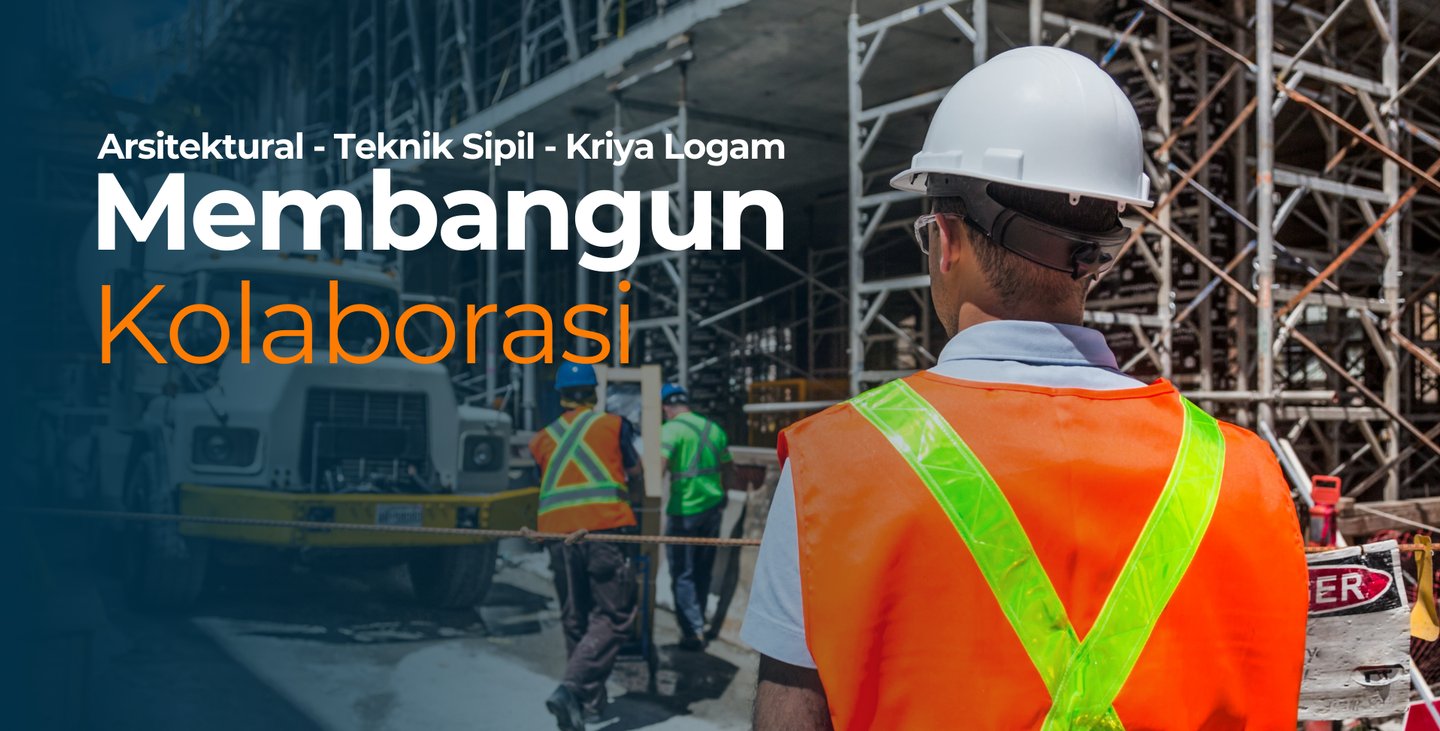 Instalasi kerangka patung tembaga dan patung kuningan