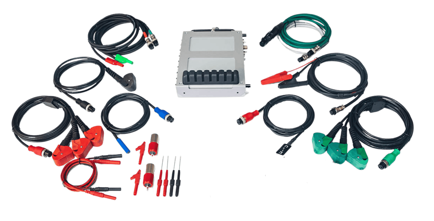 Die USB-Autoskop-Geräte, das 8-Kanal-Diagnoseoszilloskop für die Automobilindustrie und der Motoranalysator.