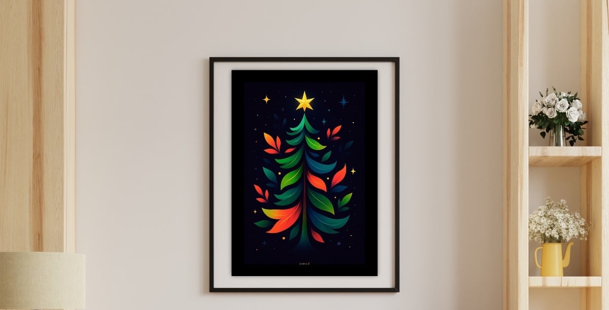 collection de posters Noël Cosmique