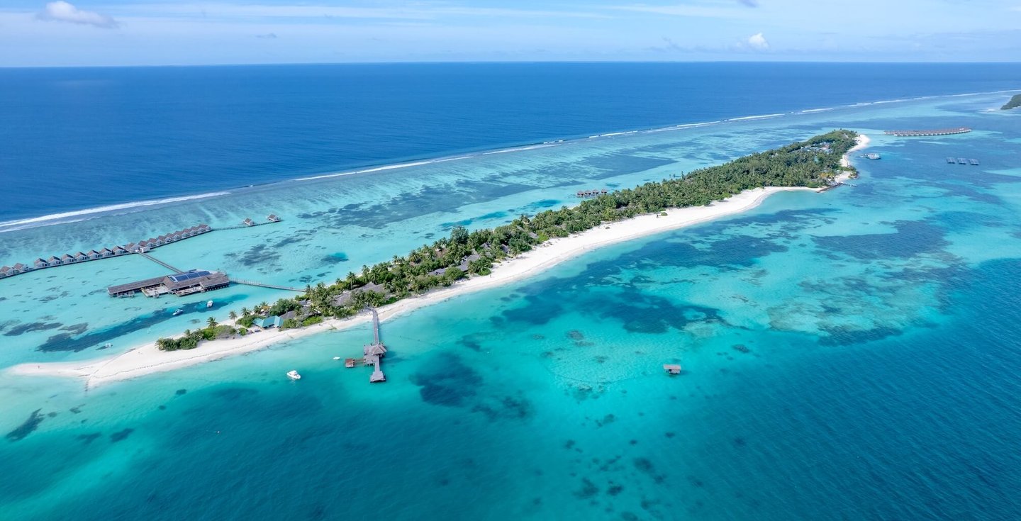 LUX South Ari Atoll Maldives island view