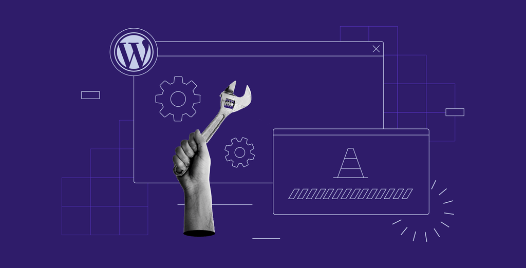 a person holding a wrenet and wrench