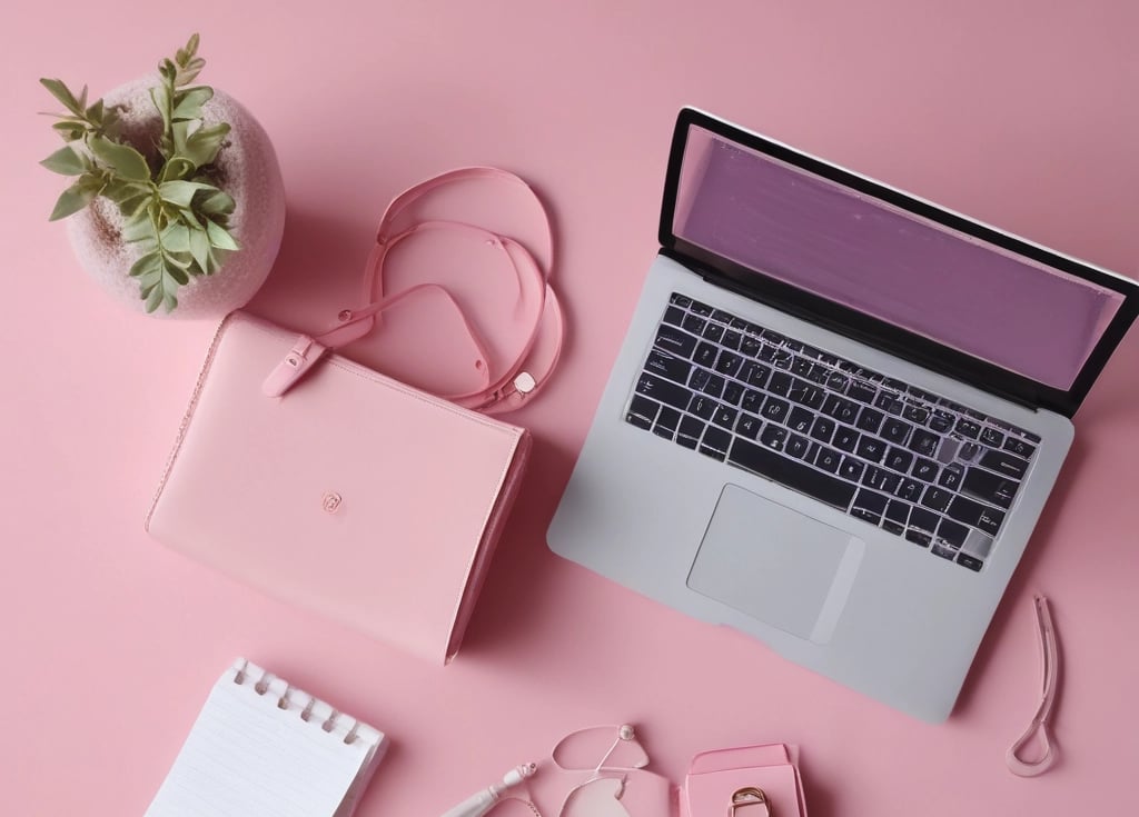 An array of vibrant, colorful decorative beads and charms hang in multiple strands. These include a variety of shapes, such as circular beads, tassels, and ornate ornaments like hamsa hand keychains. The objects are artfully arranged against a wooden backdrop, creating a rich texture with the intricate details of each piece.