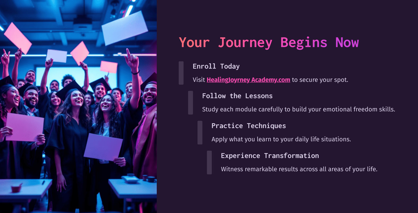 Emotional Healing, Healing Journey Academy, Emotional Freedom Course, Academy Certificate