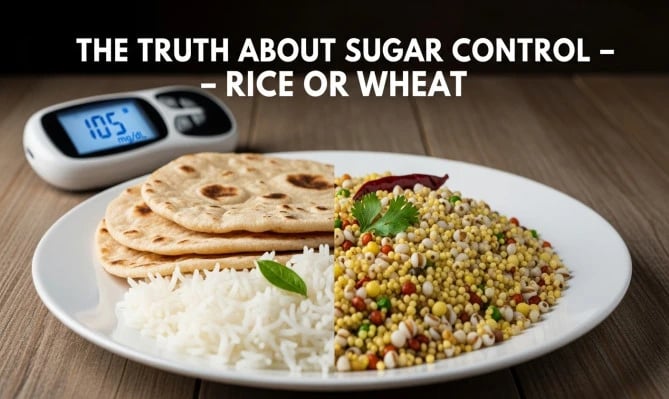 चावल और गेहूँ छोड़ने से ब्लड शुगर कंट्रोल पर प्रभाव — वैज्ञानिक अध्ययन और विशेषज्ञ की राय