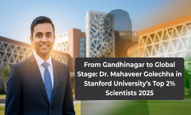 From Gandhinagar to Global Stage Dr. Mahaveer Golechha in Stanford’s Top 2 Scientists 2025