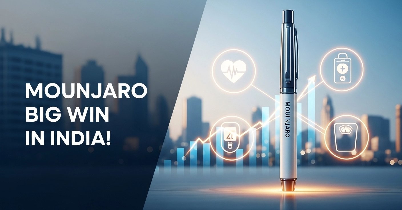 Mounjaro diabetes injection symbolizing its massive success in India