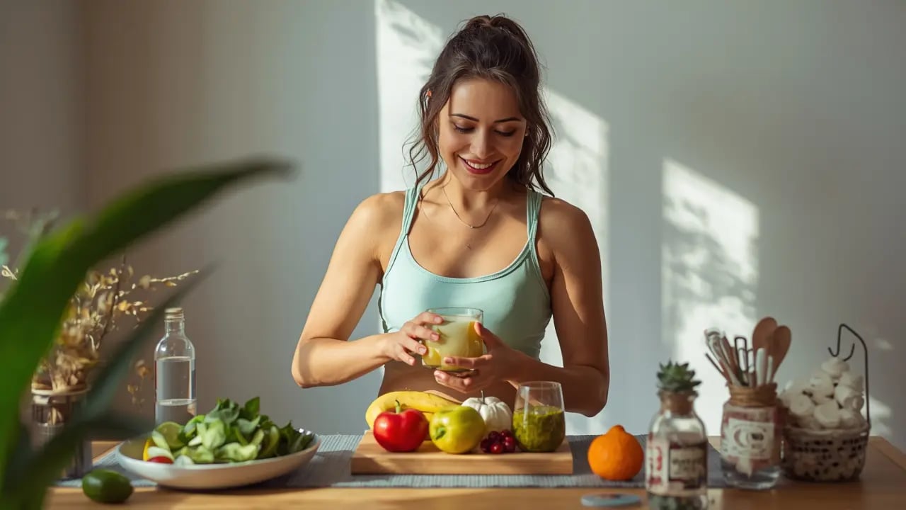 “Pessoa trabalhando em home office com laptop e anotações, planejando estratégias de marketing de af