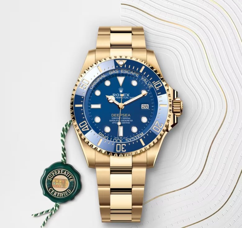 Rolex Deepsea Oyster, 44 mm, yellow gold M136668LB-0001