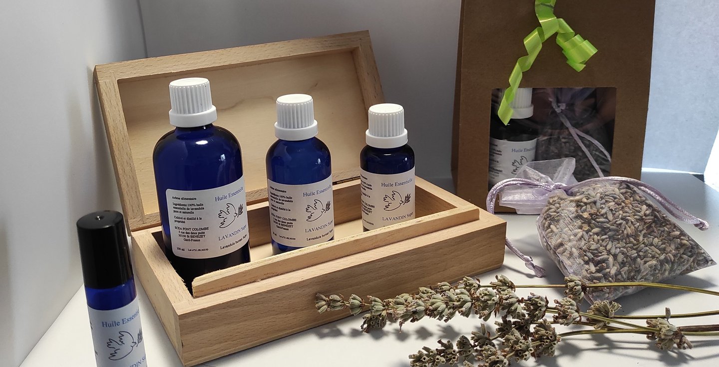 flacon huile essentielle