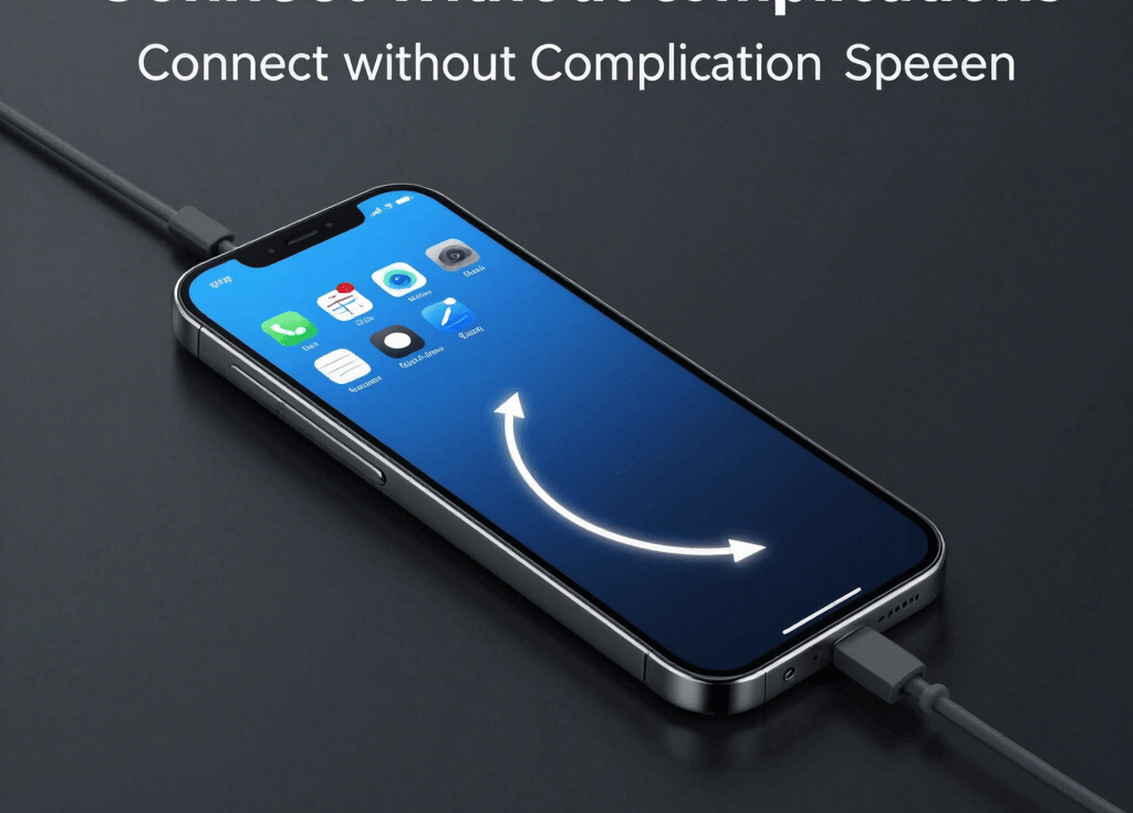 A vibrant pink-purple gradient background with a sleek smartphone displaying a fast internet speed test.