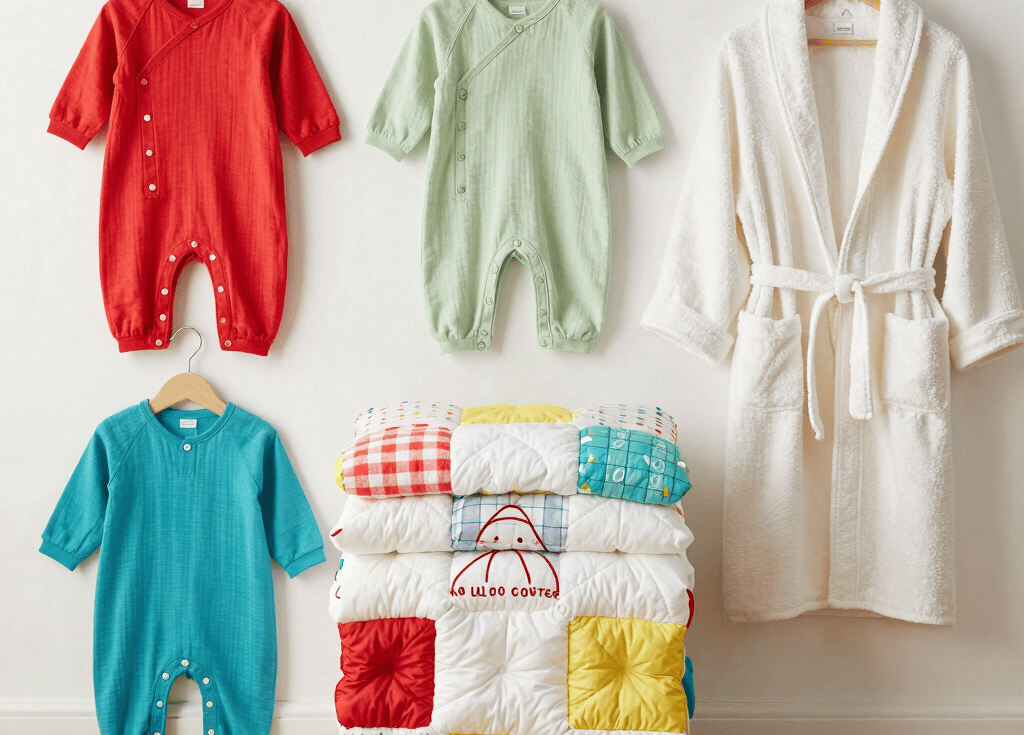 Close-up of soft, handwoven Buldan textile fabric in natural colors.