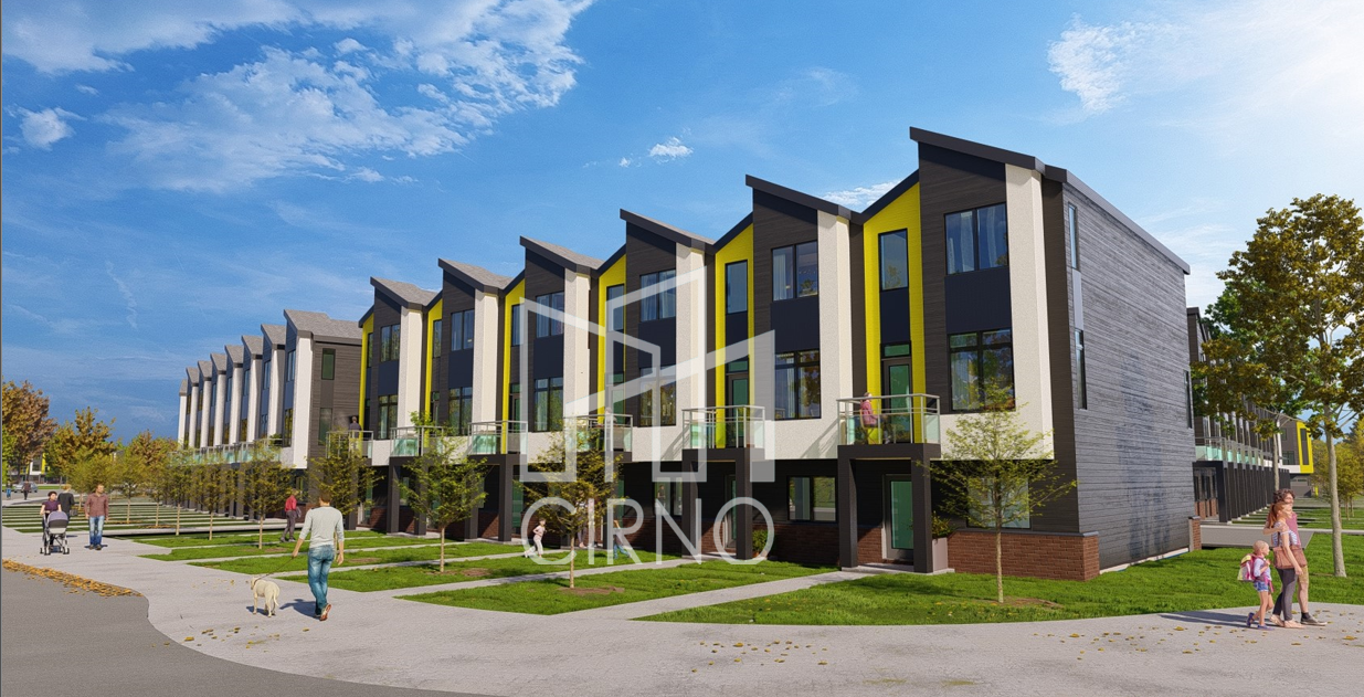 townhouse in skyview, calgary Alberta designed by Cirno Design 