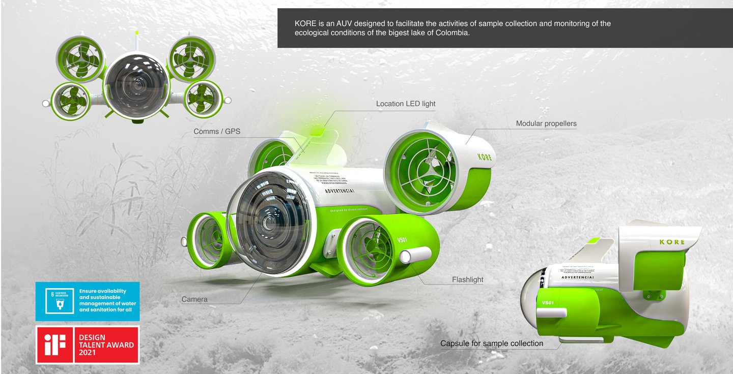 UNDERWATER DRONE KORE AUV 