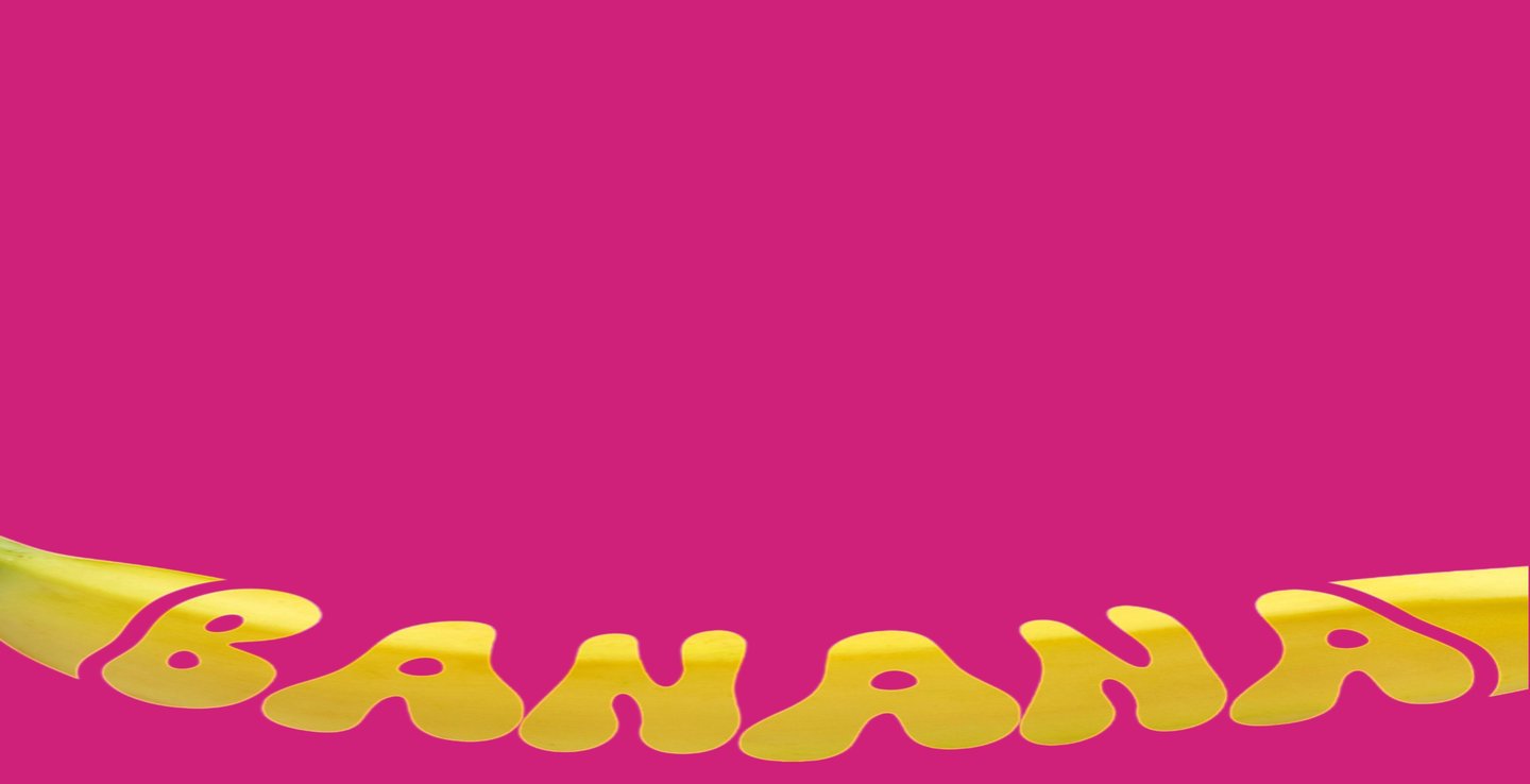 a banana peely banana with the word banana peel on it