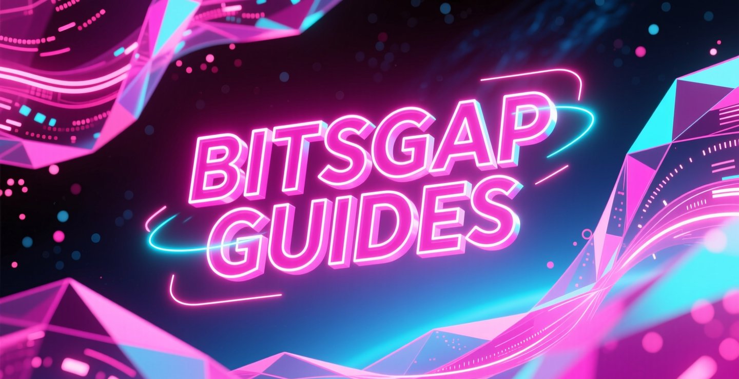 a neon - lite up with the words bitscapp guide