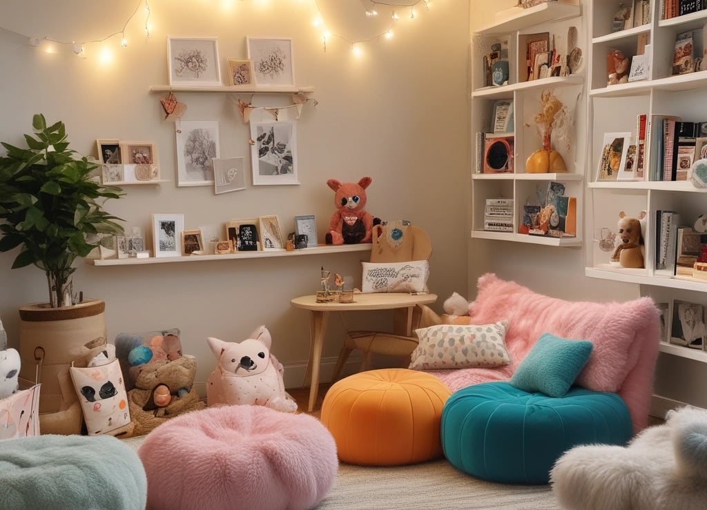 Bright living room with modern inventory