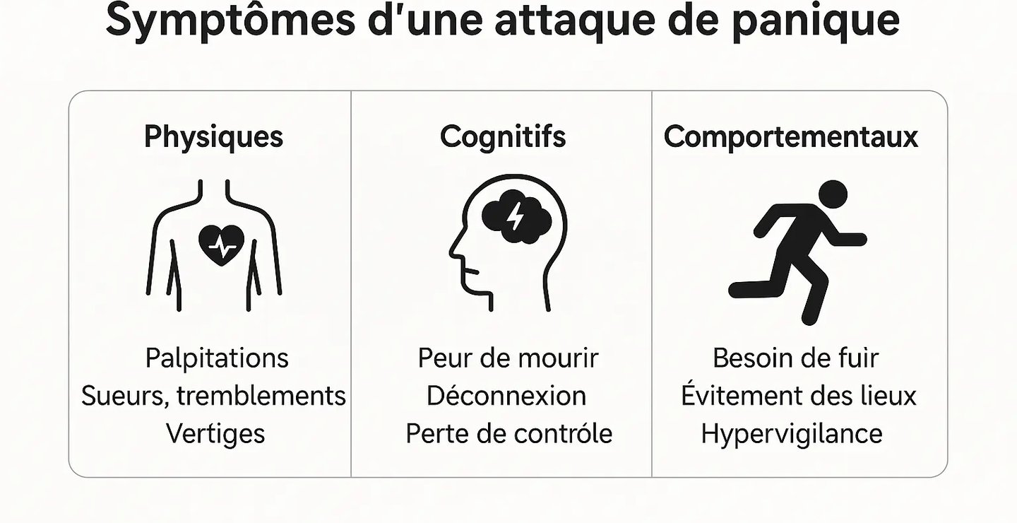 symptomes d'attaque de panique