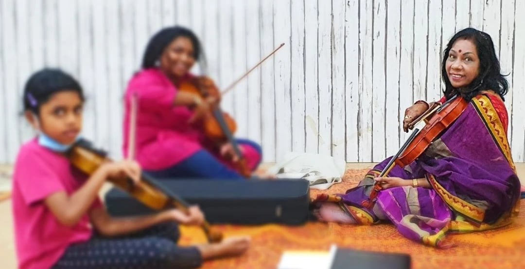 sjkt violin students mataji laxmi