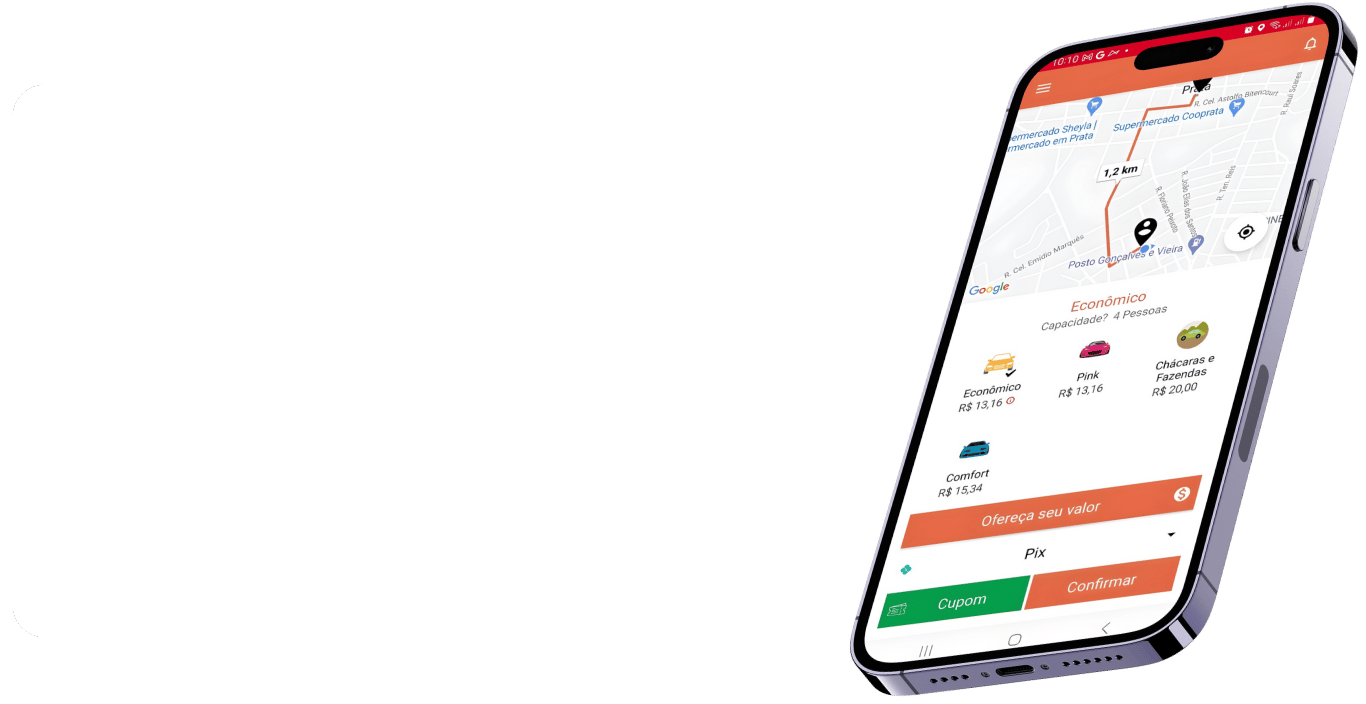 Celular com a tela do aplicativo Apktem.