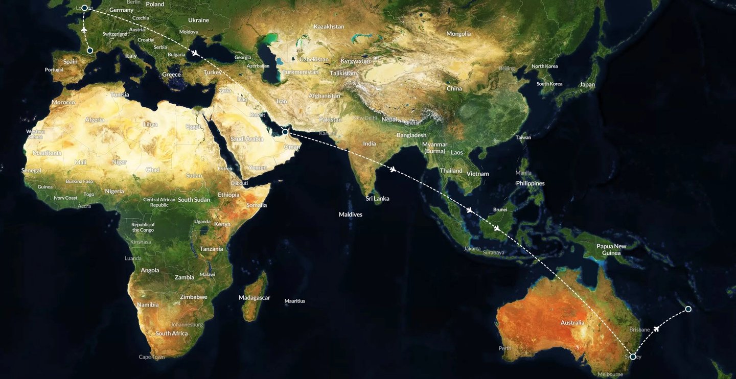 a map of a map of the world